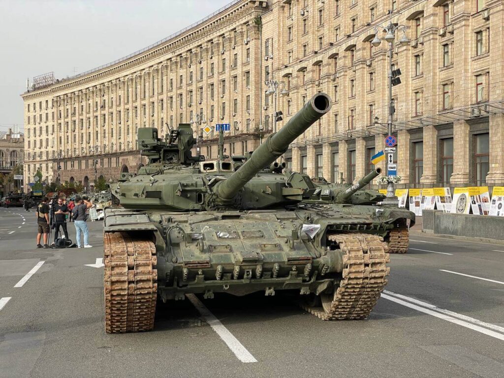 розбита російська техніка на параді у Києві
